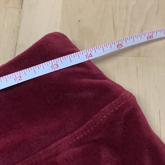 Skylee Raspberry Velour Leggings - Picture 5 of 7